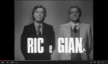 RIC e GIAN nel Carosello Falqui, basta la parola del 1976 - www.falqui.it
